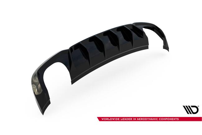 Maxton Design Heckdiffusor V.2 für Audi RS3 Limousine 8V Facelift Hochglanz schwarz