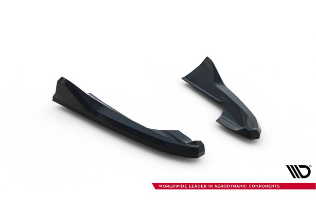 Maxton Design Diffusor Flaps V.5 für Audi RS3 Limousine 8V Facelift Hochglanz schwarz