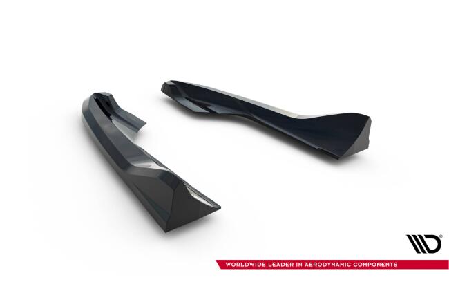 Maxton Design Diffusor Flaps V.5 für Audi RS3 Limousine 8V Facelift Hochglanz schwarz