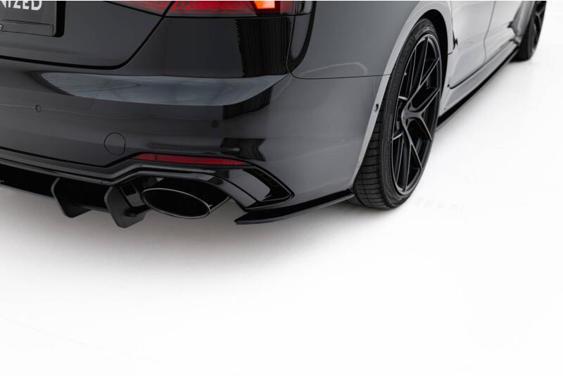 Maxton Design Street Pro Diffusor Flaps für Audi RS5 Sportback F5 Schwarz