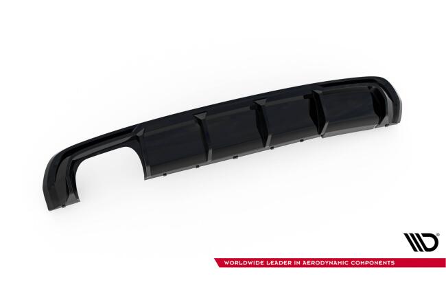 Maxton Design Heckdiffusor V.3 für Audi A3 S-Line Sportback 8V Hochglanz schwarz