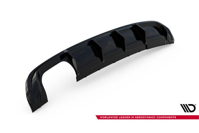 Maxton Design Heckdiffusor V.3 für Audi A3 S-Line Sportback 8V Hochglanz schwarz