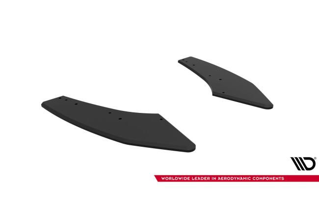 Maxton Design Street Pro Diffusor Flaps für Audi S3 Limousine 8Y Facelift Schwarz