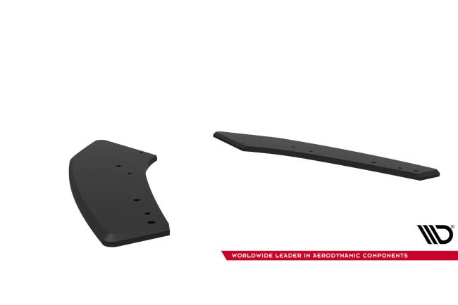 Maxton Design Street Pro Diffusor Flaps für Audi S3 Limousine 8Y Facelift rot