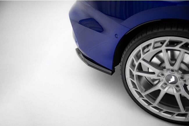 Maxton Design Diffusor Flaps V.1 für Audi S3 Limousine 8Y Facelift Hochglanz schwarz