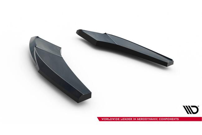 Maxton Design Diffusor Flaps V.1 für Audi S3 Limousine 8Y Facelift Hochglanz schwarz