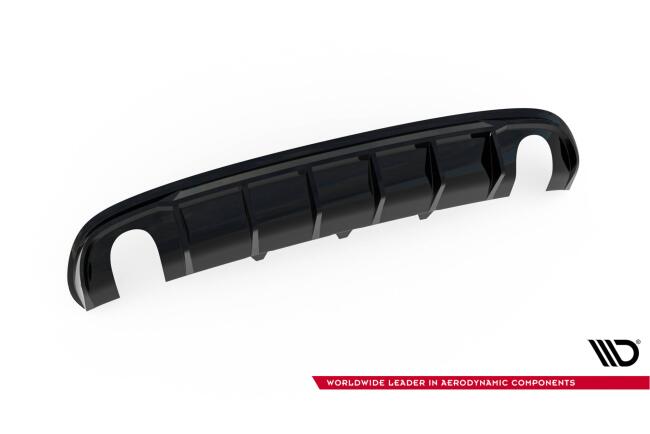 Maxton Design Heckdiffusor V.2 für Audi A4 S-Line Limousine / Avant B8 Hochglanz schwarz