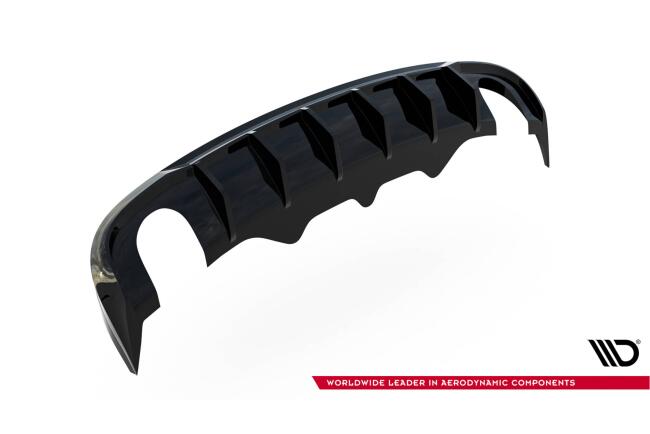 Maxton Design Heckdiffusor V.2 für Audi A5 S-Line Sportback 8T Hochglanz schwarz