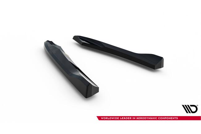 Maxton Design Diffusor Flaps für Audi S5 / A5 S-Line Sportback 8T Hochglanz schwarz