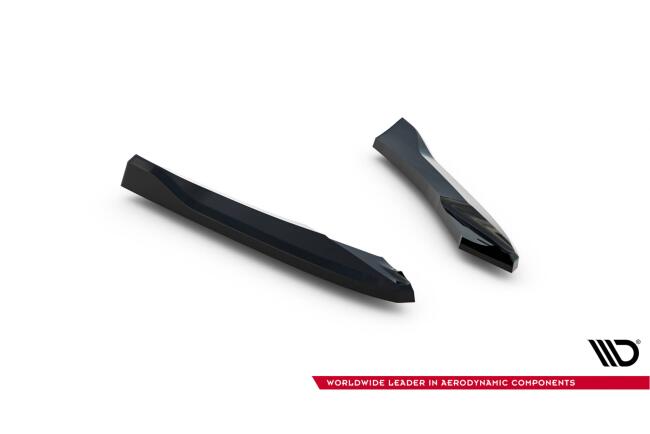 Maxton Design Diffusor Flaps für Audi S5 / A5 S-Line Sportback 8T Hochglanz schwarz