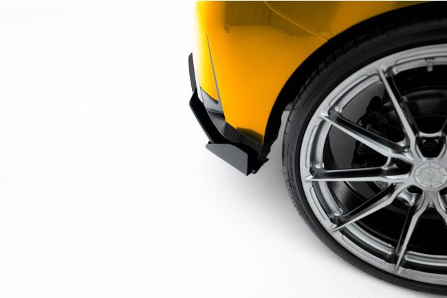 Maxton Design Diffusor Flaps für BMW 1er M-Paket F70 Hochglanz schwarz