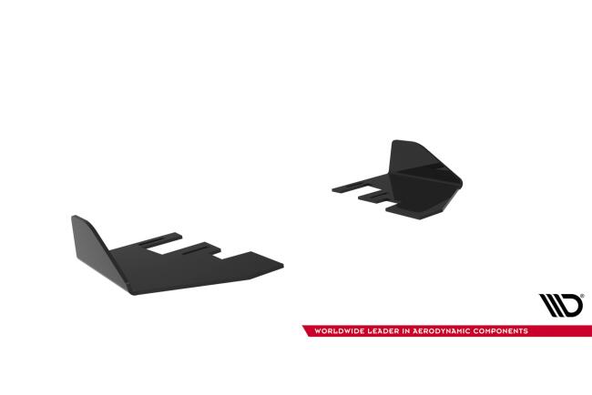 Maxton Design Diffusor Flaps für BMW 1er M-Paket F70 Hochglanz schwarz