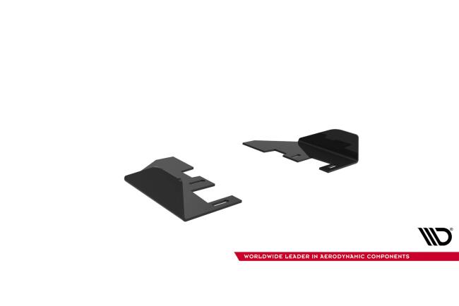 Maxton Design Diffusor Flaps für BMW 1er M-Paket F70 Hochglanz schwarz