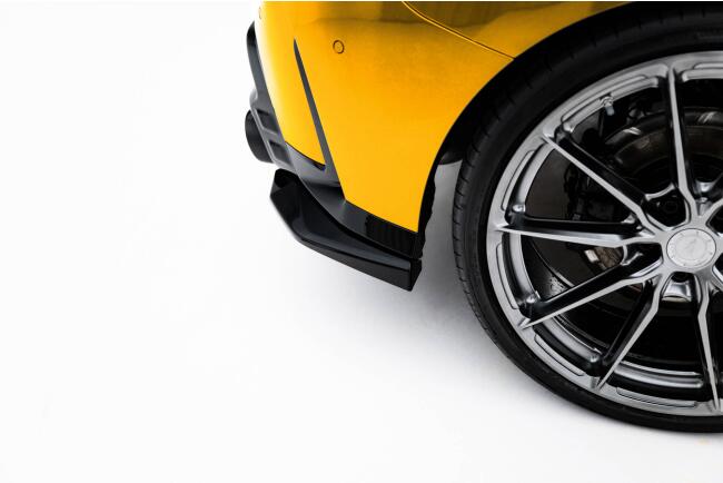 Maxton Design Diffusor Flaps V.2 für BMW 1er M-Paket F70 Hochglanz schwarz