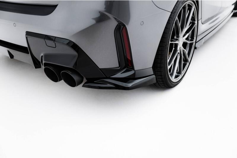 Maxton Design Diffusor Flaps V.5 für BMW M135i F70 Hochglanz schwarz