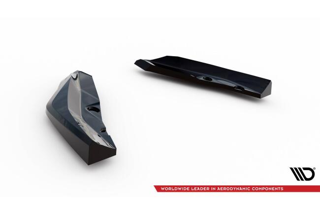 Maxton Design Diffusor Flaps V.5 für BMW M135i F70 Hochglanz schwarz