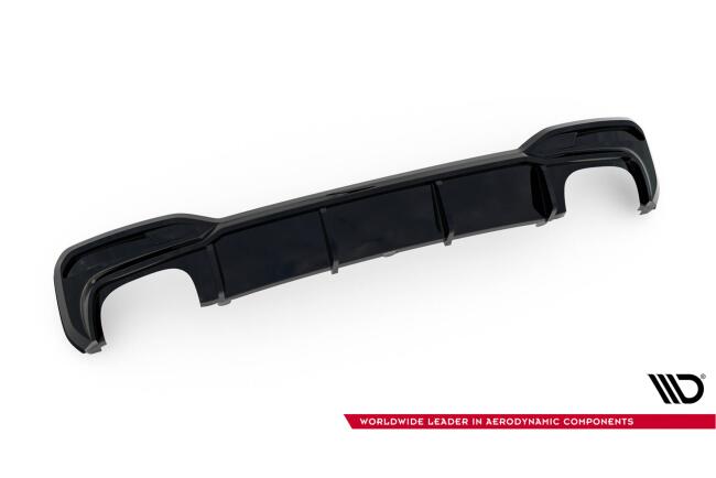 Maxton Design Heckdiffusor für BMW M550i Limousine G30 Hochglanz schwarz