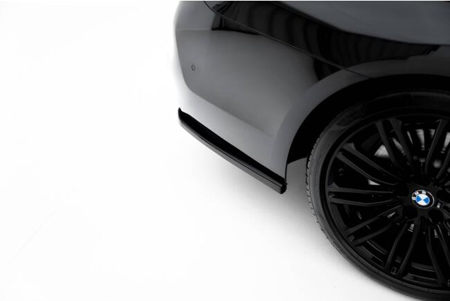 Maxton Design Diffusor Flaps für BMW M550i Limousine G30 Hochglanz schwarz