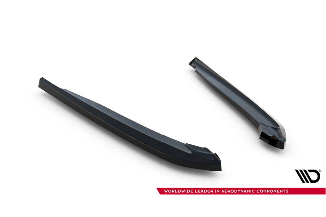 Maxton Design Diffusor Flaps für BMW M550i Limousine G30 Hochglanz schwarz
