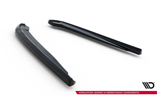 Maxton Design Diffusor Flaps für BMW M550i Limousine G30 Hochglanz schwarz