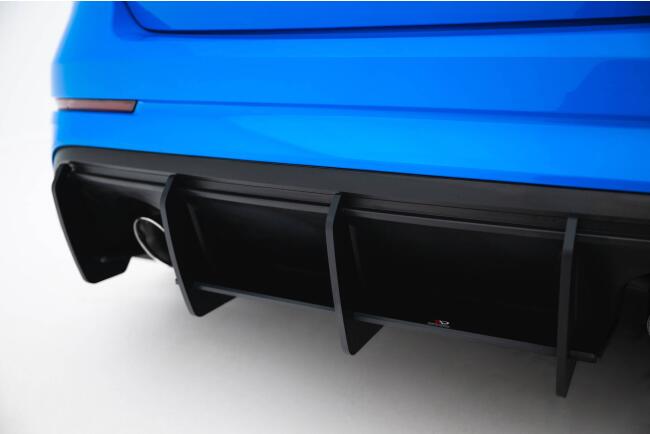 Maxton Design Street Pro Heckdiffusor V.2 für Ford Focus RS Mk3 (US-Version) Schwarz