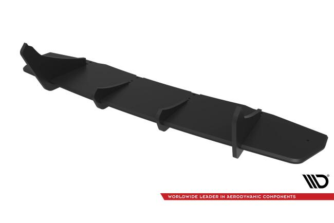 Maxton Design Street Pro Heckdiffusor für Ford Mustang GT Mk7 Schwarz