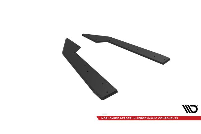 Maxton Design Street Pro Diffusor Flaps für Ford Mustang GT Mk7 Rot