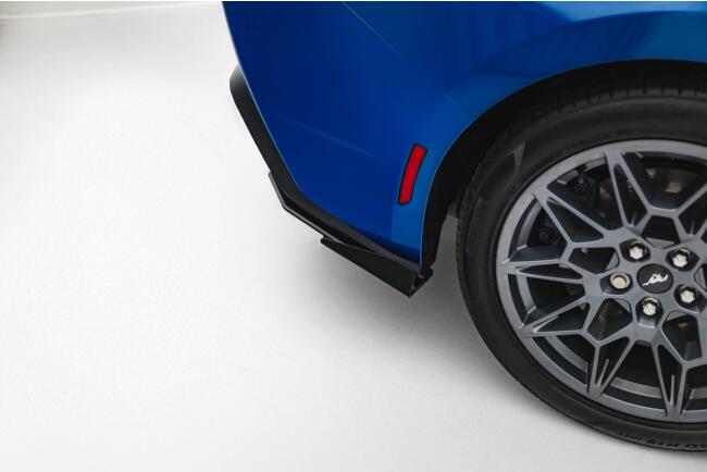Maxton Design Diffusor Flaps für Ford Mustang GT Mk7 Hochglanz schwarz