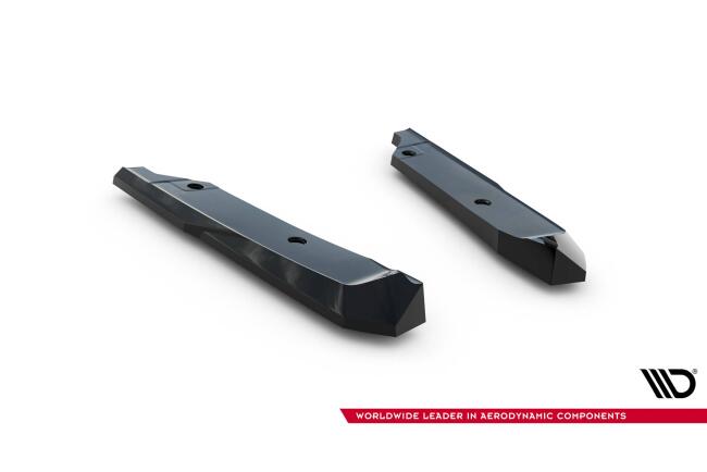 Maxton Design Diffusor Flaps für Hyundai Elantra N Mk7 Hochglanz schwarz