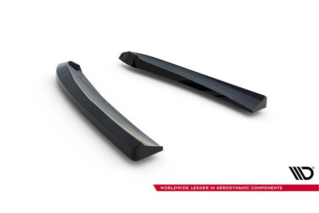 Maxton Design Diffusor Flaps für Mazda 6 Limousine Mk3 Facelift Hochglanz schwarz