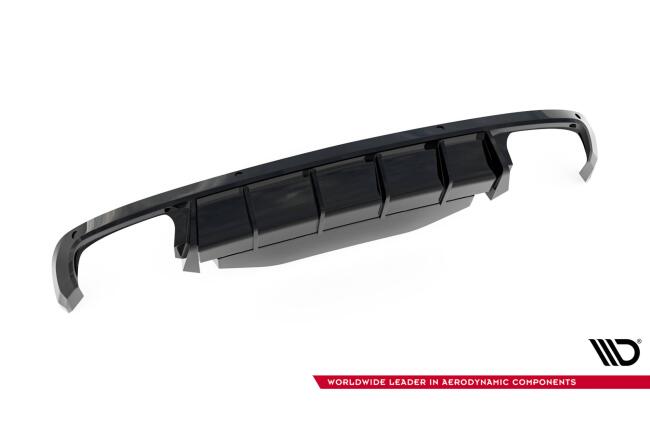 Maxton Design Heckdiffusor für Skoda Superb Liftback / Combi Mk3 Hochglanz schwarz