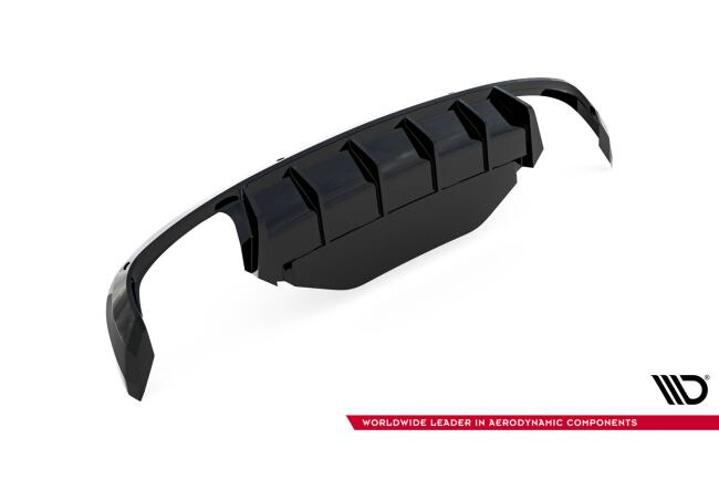 Maxton Design Heckdiffusor für Skoda Superb Liftback / Combi Mk3 Hochglanz schwarz