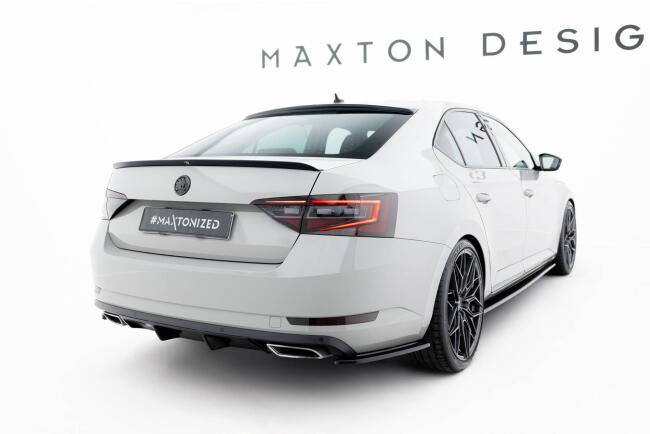 Maxton Design Diffusor Flaps V.2 für Skoda Superb...