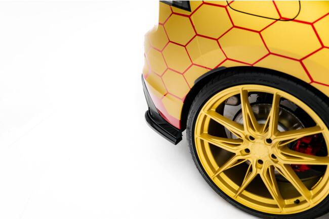 Maxton Design Diffusor Flaps V.4 für VW Golf 8 GTI Clubsport Facelift Hochglanz schwarz