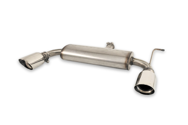 Edelstahl Sportauspuff und Heckdiffusor für Ford Focus Mk4 ST-Line 1,5 Ecoboost Starrachse 2018- Endrohre 100mm