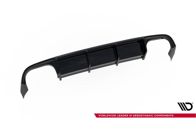 Maxton Design Heckdiffusor für Cupra Leon ST Mk1 schwarz Hochglanz (Passend für Fahrzeuge mit Anhängerkupplung) Hochglanz schwarz