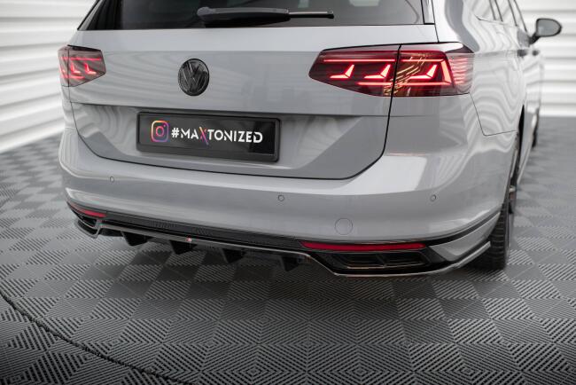 Maxton Design Heckdiffusor für VW Passat R-Line B8...