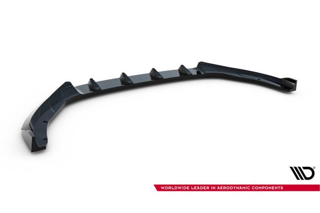 Maxton Design Frontlippe V.2 für Skoda Octavia RS Liftback / Combi Mk4 Facelift Hochglanz schwarz