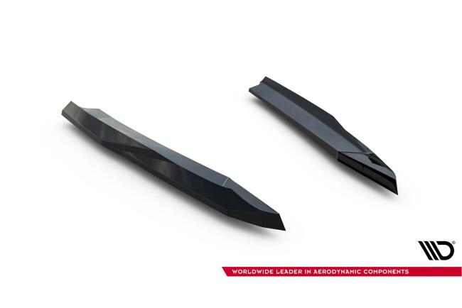 Maxton Design Diffusor Flaps V.5 für Skoda Octavia RS Liftback / Combi Mk4 / Mk4 Facelift Hochglanz schwarz