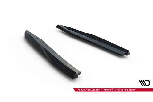 Maxton Design Diffusor Flaps V.5 für Skoda Octavia RS Liftback / Combi Mk4 / Mk4 Facelift Hochglanz schwarz