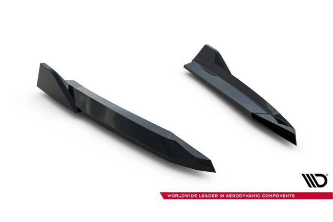 Maxton Design Diffusor Flaps V.6 für Skoda Octavia RS Liftback / Combi Mk4 / Mk4 Facelift Hochglanz schwarz