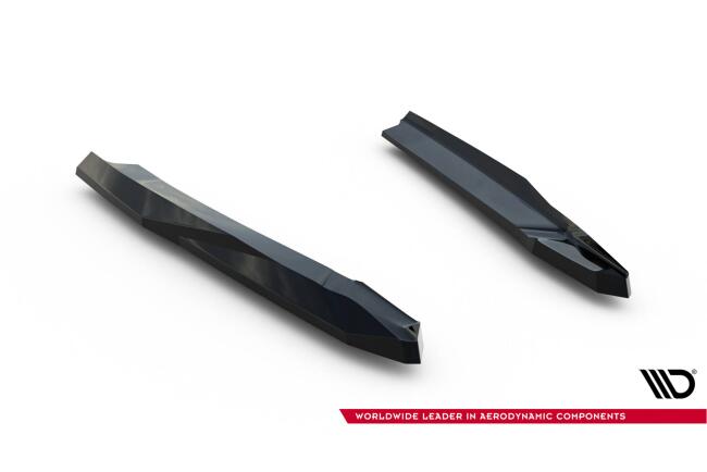 Maxton Design Diffusor Flaps V.7 für Skoda Octavia RS Liftback / Combi Mk4 / Mk4 Facelift Hochglanz schwarz