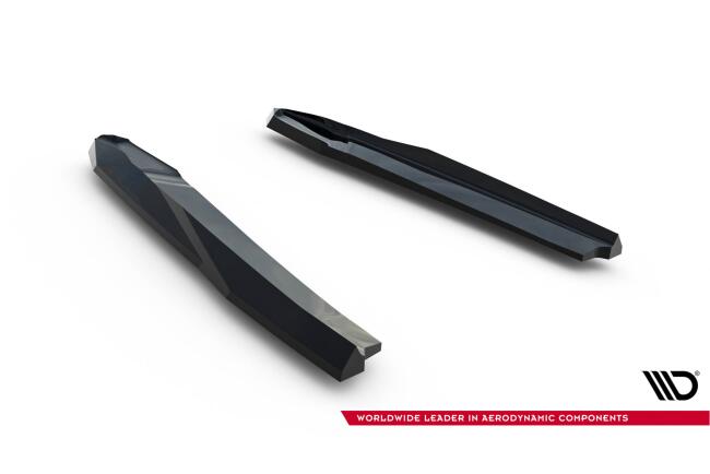 Maxton Design Diffusor Flaps V.7 für Skoda Octavia RS Liftback / Combi Mk4 / Mk4 Facelift Hochglanz schwarz