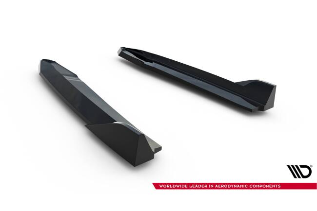 Maxton Design Diffusor Flaps V.4  für Skoda Octavia RS Liftback / Combi Mk4 / Mk4 Facelift Hochglanz schwarz