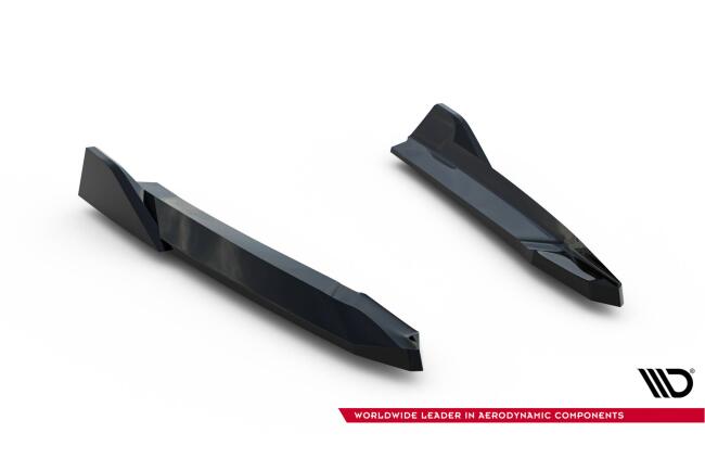 Maxton Design Diffusor Flaps V.4  für Skoda Octavia RS Liftback / Combi Mk4 / Mk4 Facelift Hochglanz schwarz