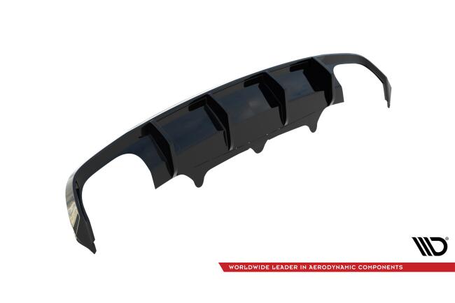 Maxton Design Heckdiffusor V.4 für Audi S6 / A6 S-line Avant C7 (2011-2014) Hochglanz schwarz