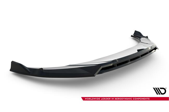 Maxton Design Frontlippe für Audi RSQ8 Mk1 Facelift Hochglanz schwarz