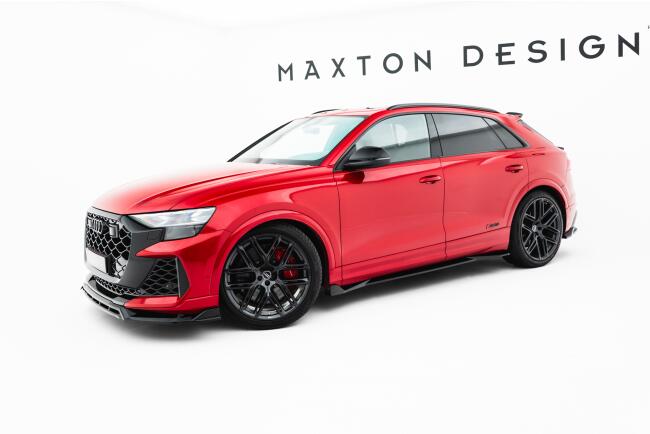 Maxton Design Seitenschweller (Paar) für Audi RSQ8 Mk1 Facelift Hochglanz schwarz