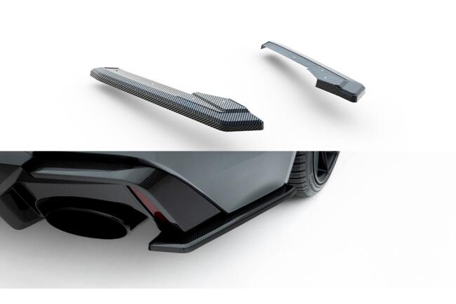 Maxton Design Carbon Diffusor Flaps für Audi RS6 /...