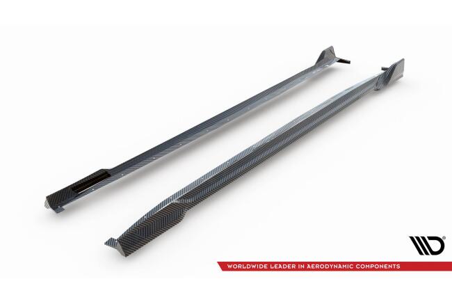 Maxton Design Carbon Seitenschweller (Paar) für BMW X5 M-Paket G05 Facelift / X5M F95 Facelift